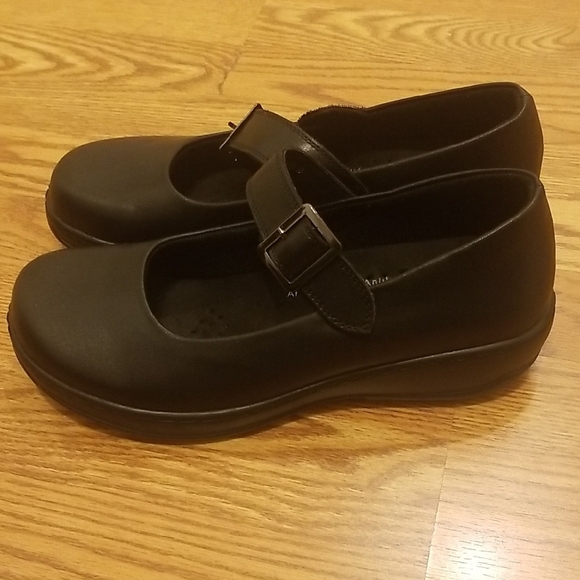 Spring Step Black Womens Mary Jane Shoes - Picture 4 of 8